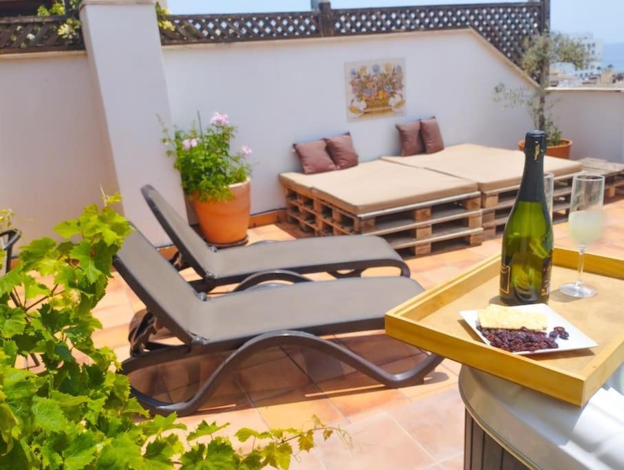 Penthouse With Jacuzzi And Spectacular Sea Views Apartment Nerja Exterior photo